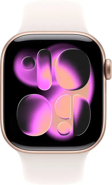 42 mm · Sport Band S/M · Rose Gold Aluminum